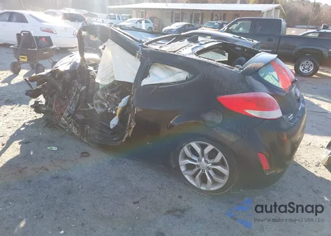 2013 Hyundai Veloster Base W/Gray из США, поврежденный, VIN KMHTC6AD0DU107536